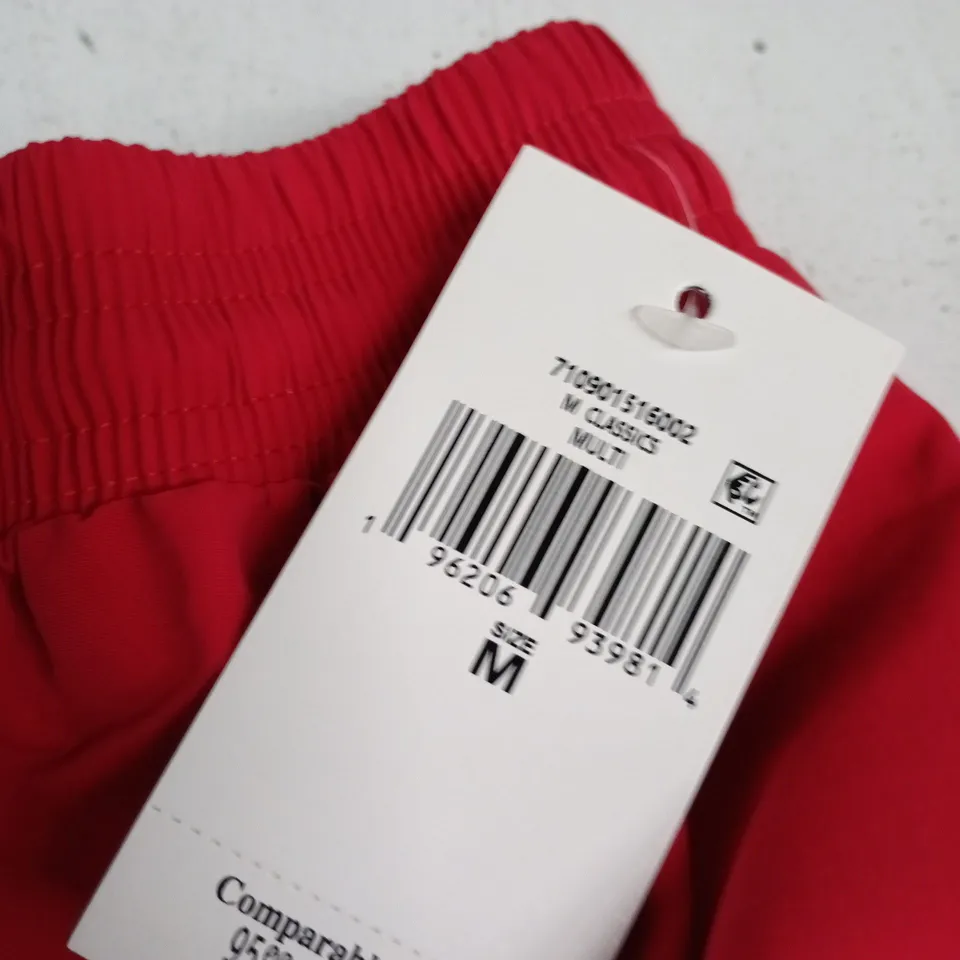 RALPH LAUREN RED MEN'S SWIM SHORTS, SIZE UK M