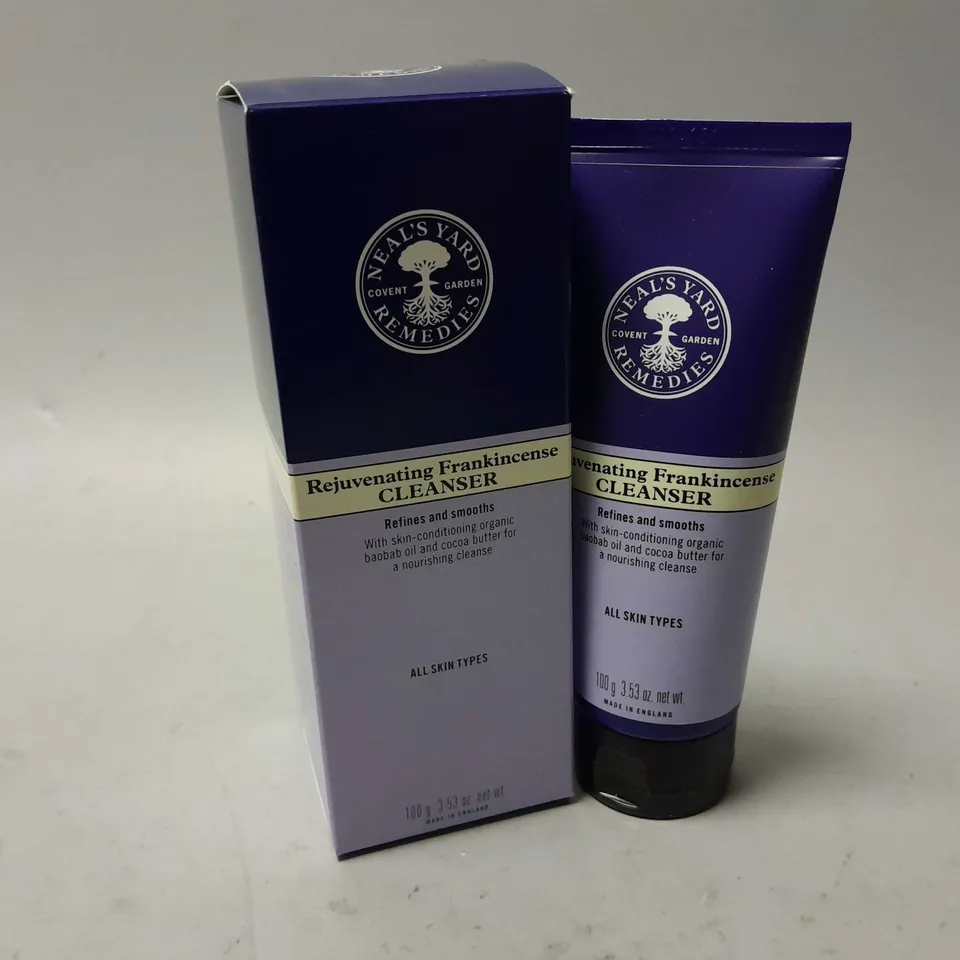 6 BOXED NEALS YARD REMEDIES REJUVENATING FARNKINCENSE CLEANSER (6 x 100g)