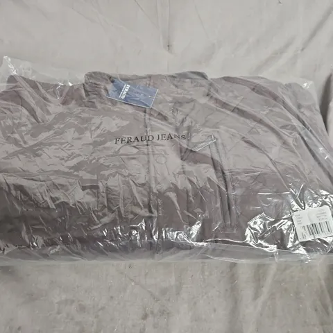 FERAUD JEANS MEN’S CHOCOLATE BROWN JACKET – XXL 