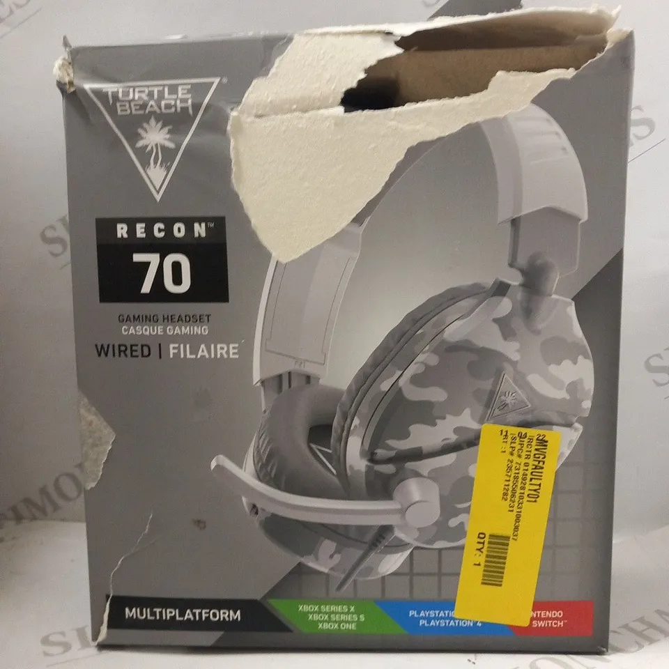 TURTLE BEACH RECON 70 GAMING HEADSET - MULTIPLATFORM 