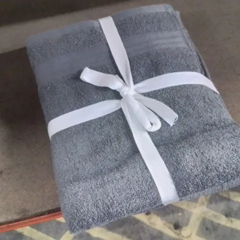 5 TOWEL BALES -GREY-