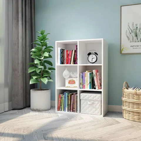 BOXED EMMERLY 90CM H X 60.5CM W CUBE BOOKCASE (1 BOX)