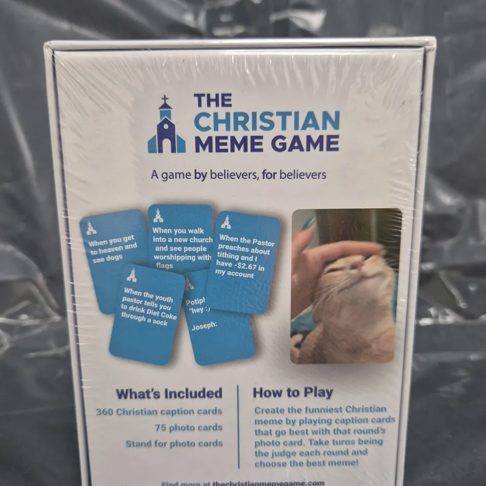 THE CHRISTIAN MEME GAME - PARTY CARD GAME (SEALED)