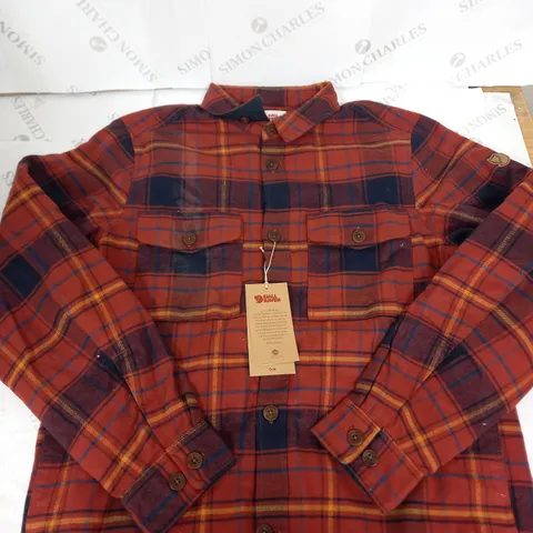 FJALL RAVEN PADDED FLANNEL SHIRT SIZE M
