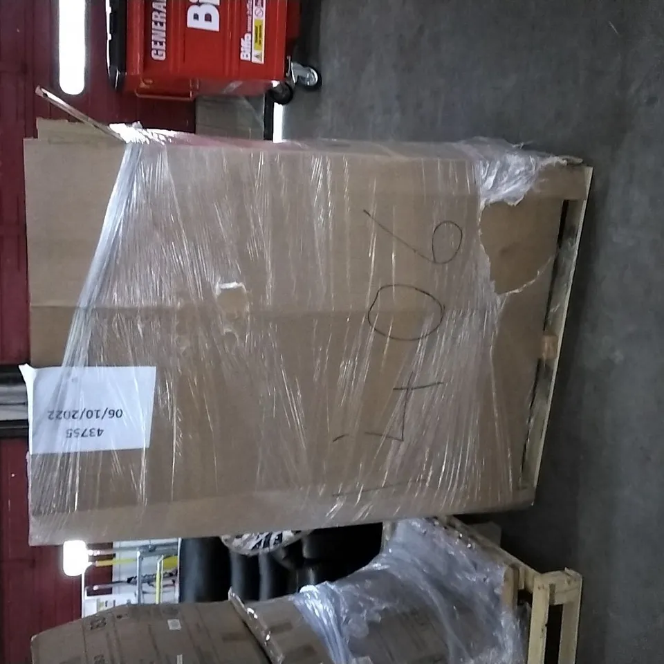 PALLET OF ASSORTED ITEMS INCLUDING COMPRESSOR DEHUMIDIFIER, 36" MINI TRAMPOLINE, TRAMPOLINE WITH HANDLEBARS, ECOVACS ROBOTICS DEEBOT ROBOT VACUUM, REEHUT MAT