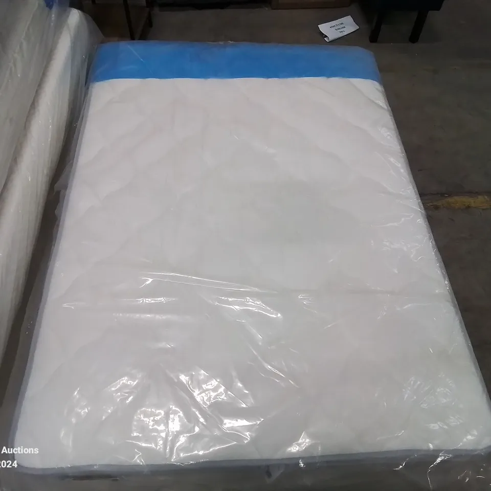 BAGGED DESIGNER DOUBLE 135CM AIRSPRUNG LUXURY QUILTED MEDIUM MATTRESS RRP £229