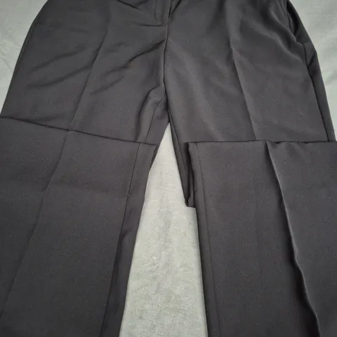 JD WILLIAMS WIDE LEG TROUSERS, BLACK - SIZE 14R