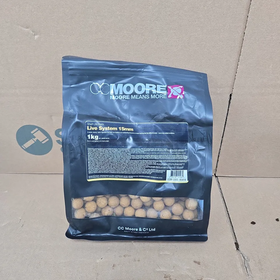 CC MOORE LIVE SYSTEM 15MM 1KG FISHING BAITS