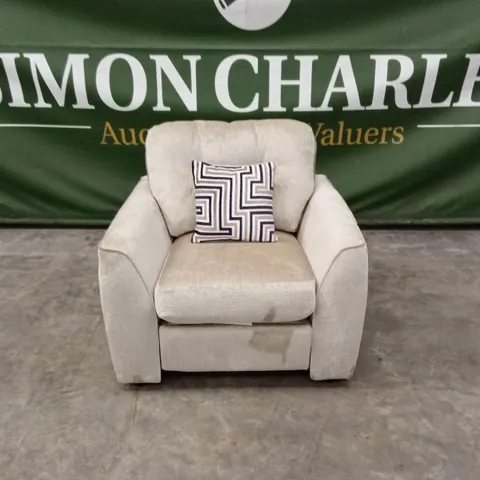 MARGATE POWER INCLINER ARMCHAIR - NATURAL