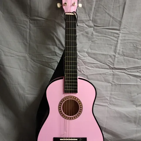 ROYAL SOUND KID'S SMALL ACOUSTIC GUITAR IN PINK