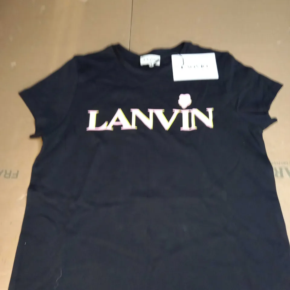 LANVIN PARIS LOGO T-SHIRT SIZE 13/14 YEARS