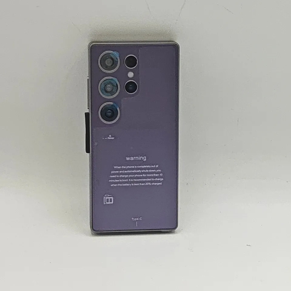 UNBOXED MINI GENERIC ANDROID MOBILE PHONE IN PURPLE 