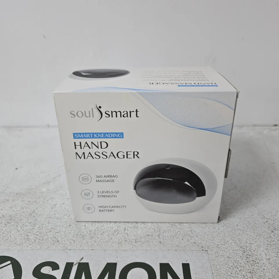 SOULSMART HAND MASSAGER – SMART KNEADING (BOXED)