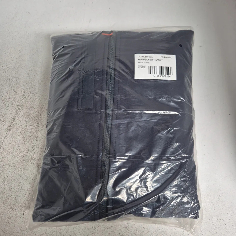 BAGGED HELLY HANSEN KENSINGTON SOFTS JACKET – NAVY – UK 3XL