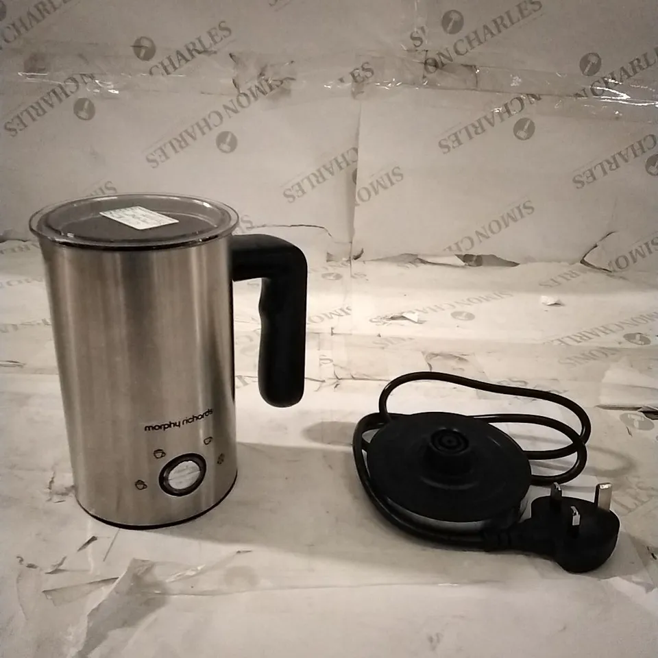 BOXED MORPHY RICHARDS BREW AND BLEND ELECTRIC MILK FROTHER 