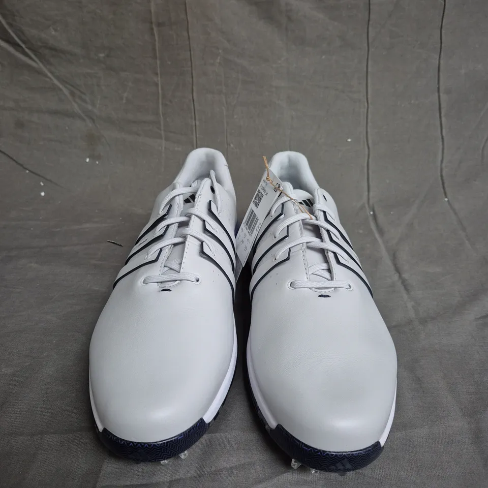 PAIR OF ADIDAS TOUR360 '24 SPIKED WATERPROOF SHOES - SIZE 10.5