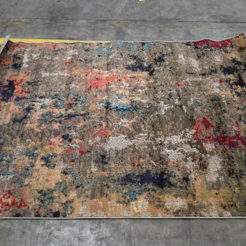 QUALITY DESIGNER EASY LIVING COLOURES CLOUD RUG IN MULTICOLOURED - 160×230CM