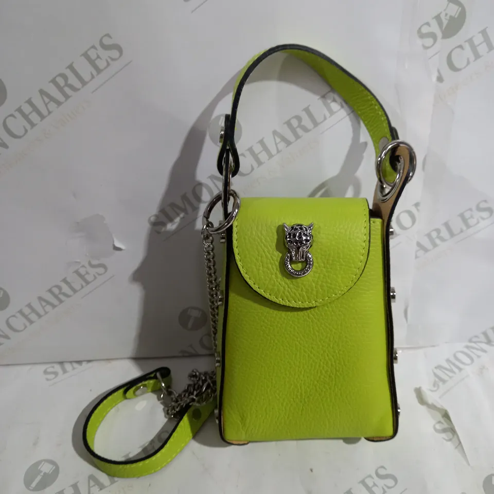 MODA IN PELLE JOIE BAG IN LIME GREEN