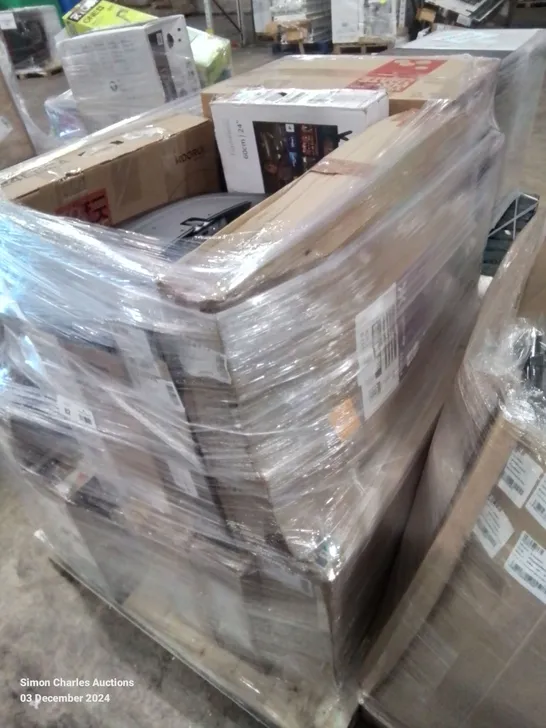Lot 82: PALLET OF APPROXIMATELY 20 UNPROCESSED RAW RETURN MONITORS AND ...