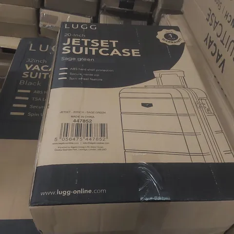 BOXED LUGG TRAVEL SUITCASE