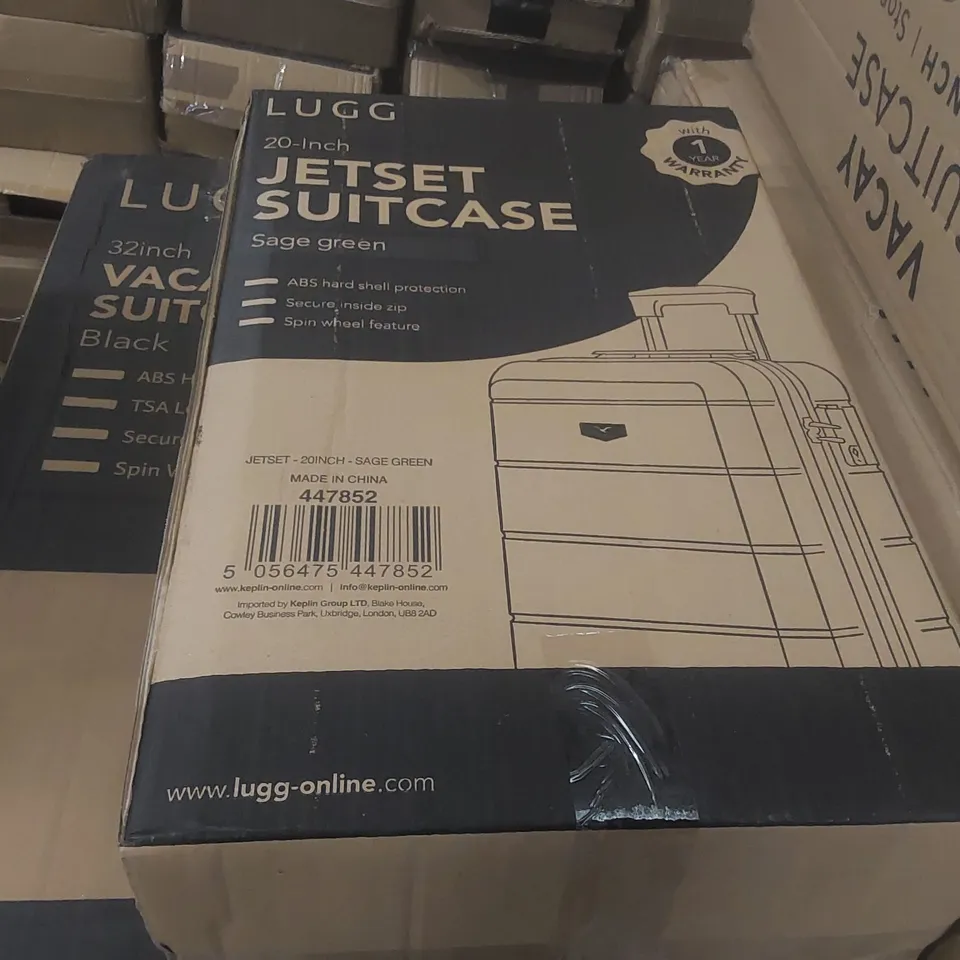 BOXED LUGG TRAVEL SUITCASE