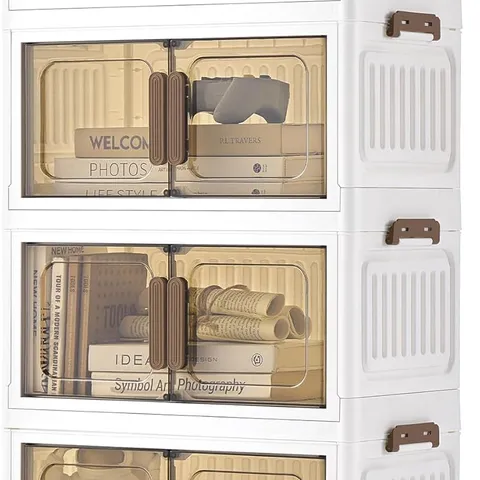 BOXED SONGMICS STORAGE BOXES WITH LID