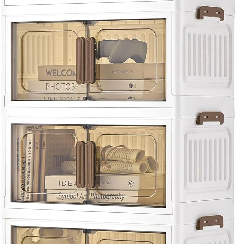 BOXED SONGMICS STORAGE BOXES WITH LID