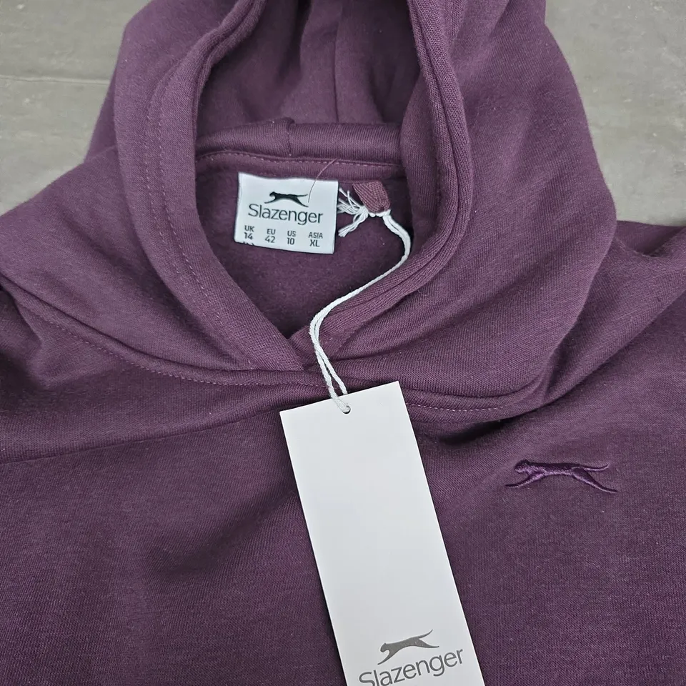 SLAZENGER WOMEN'S HOODIE – PURPLE SIZE 14