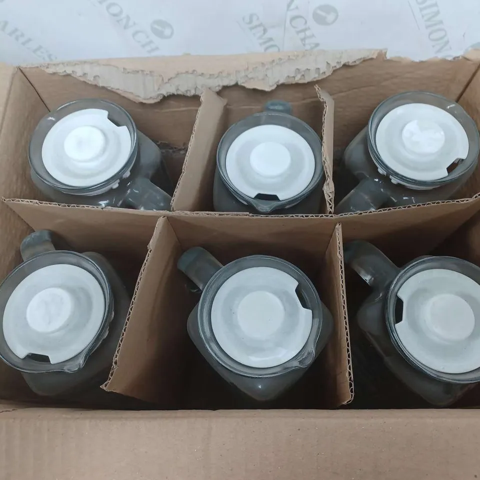 6 GEORGE HOME GLASS FRIDGE JUGS - COLLECTION ONLY