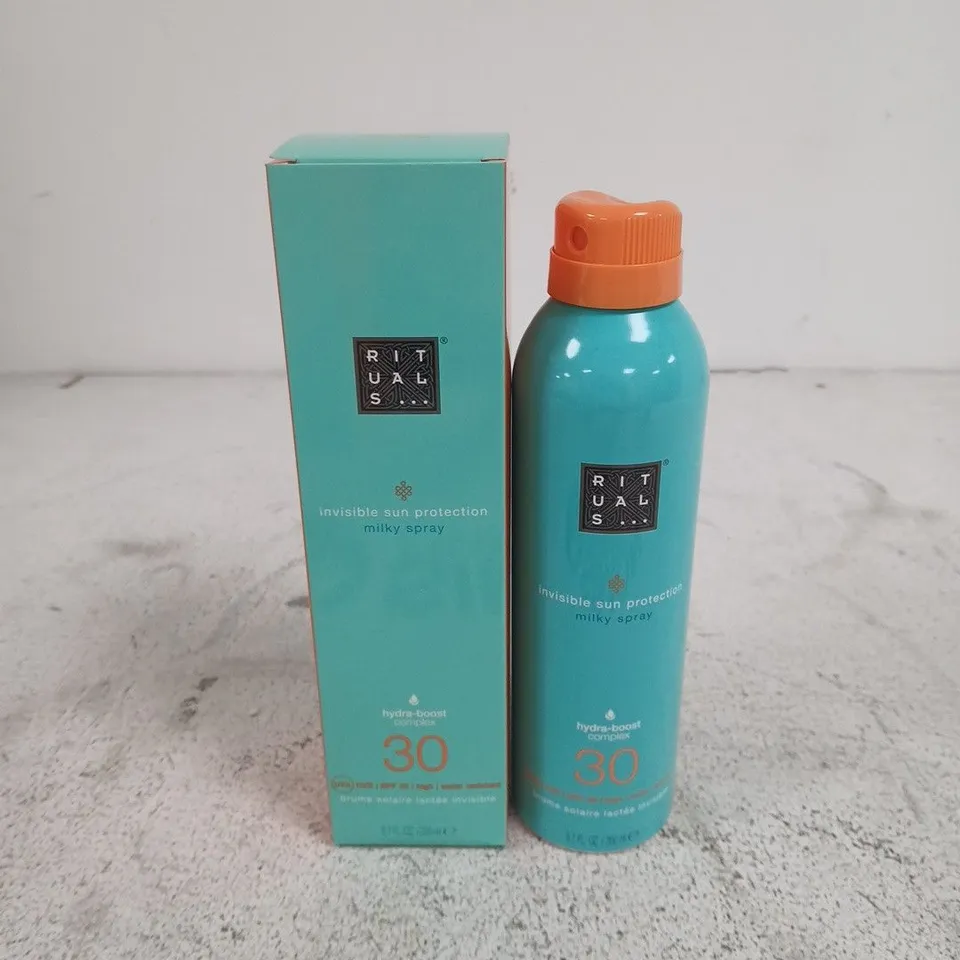 BOXED RITUALS INVISIBLE SUN PROTECTION MILKY SPRAY HYDRA-BOOST COMPLEX SPF 30 50ML