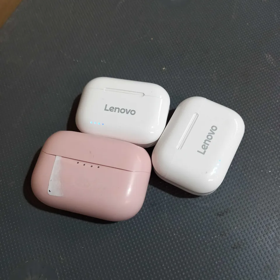 WIRELESS EARBUDS COLLECTION HELLO KITTY AND 2x LENOVO 