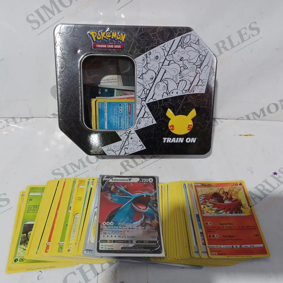 POKÉMON TRADING CARD GAME TIN OF ASSORTED CARDS