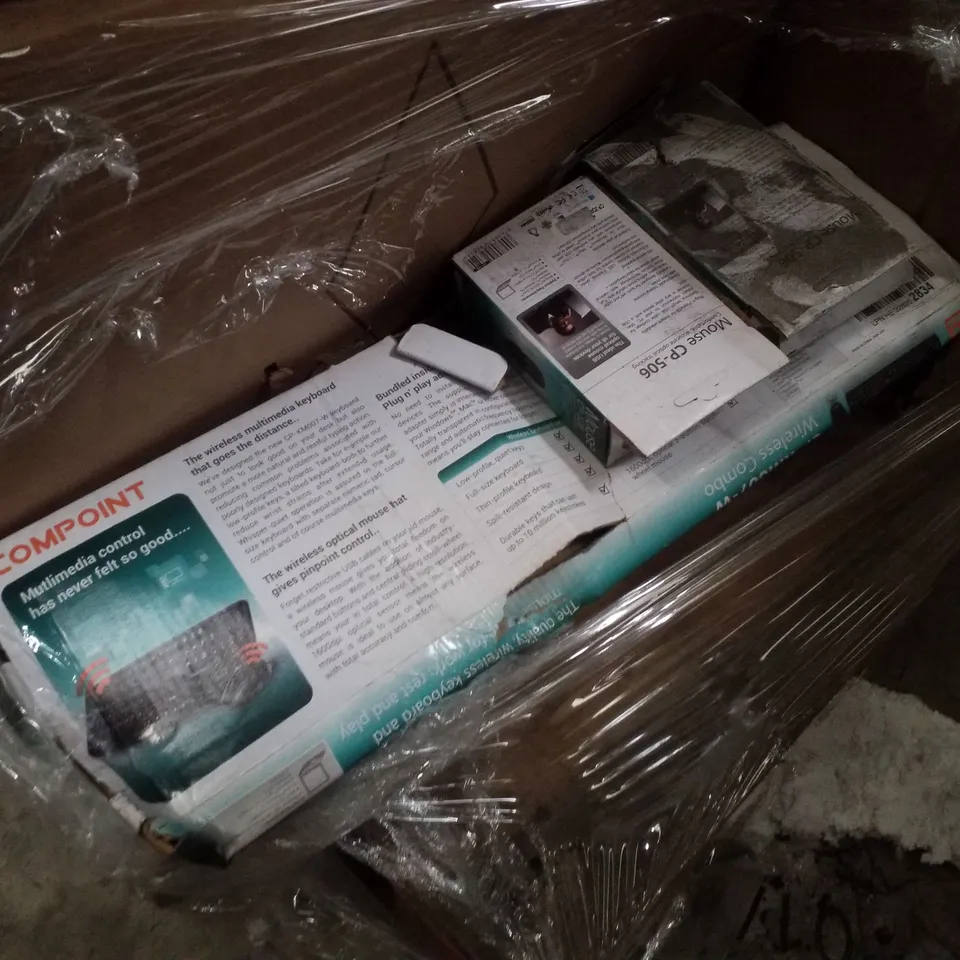 PALLET CONTAINING ASSORTED PRODUCTS INCLUDING CCTV DVRS, KEYBOARD MOUSE SETS & VIDEO RECORDERS