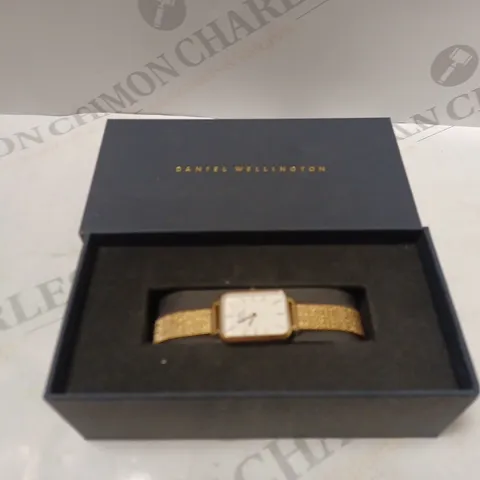 DANIEL WELLINGTON GOLD SQAURE WATCH