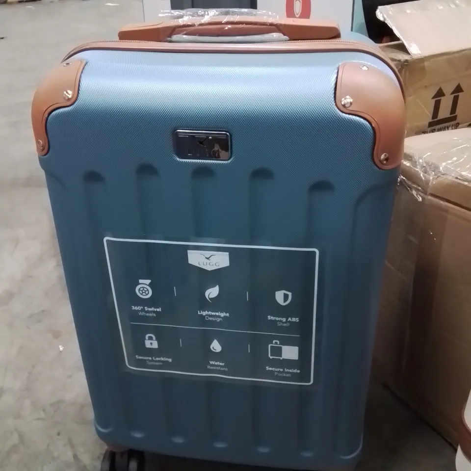 LUGG TRAVEL SUITCASE NAVY/BROWN 