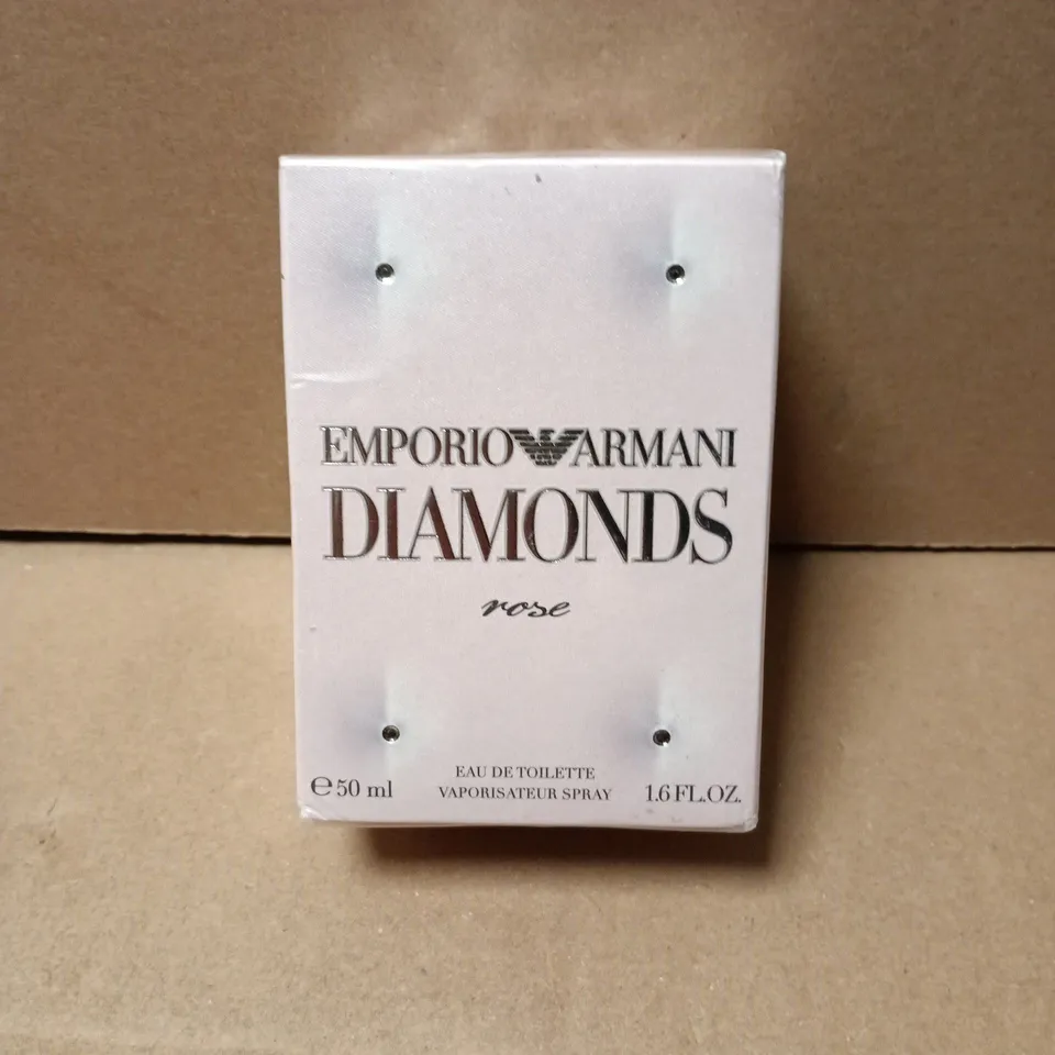 BOXED AND SEALED EMPORIO ARMANI DIAMONDS ROSE EAU DE TOILETTE 50ML