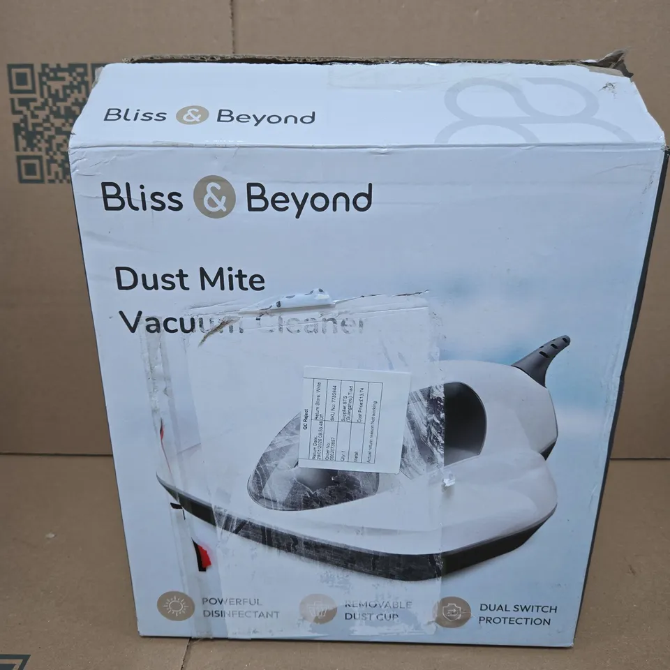 BLISS & BEYOND DUST MITE VACUUM CLEANER