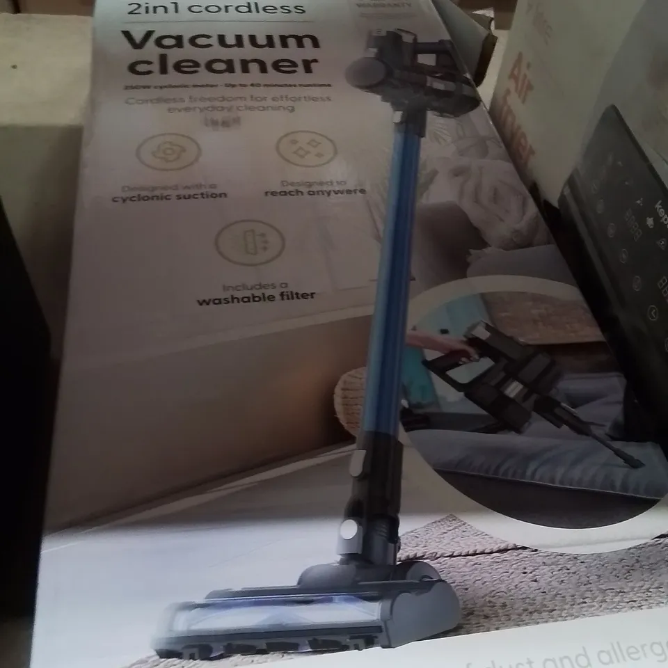 BOXED KEPLIN 2IN1 CORDLESS VACUUM CLEANER
