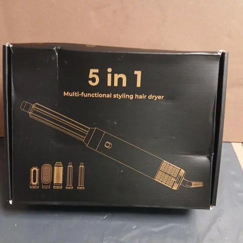 5-IN-1 MULTI-FUNCTIONAL HAIR DRYER WITH ATTACHMENTS – BOXED