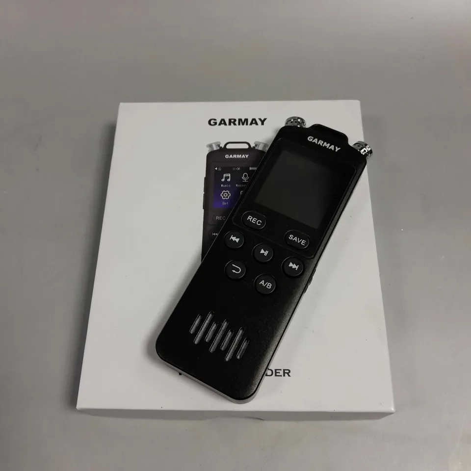 BOXED GARMAY DIGITAL VOICE RECORDER
