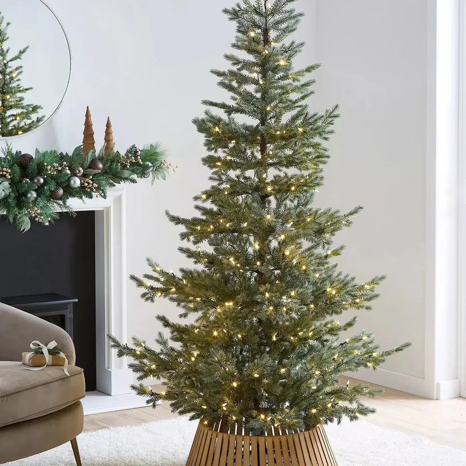 BOXED 6FT ELEGANCE PRE LIT CHRISTMAS TREE - COLLECTION ONLY