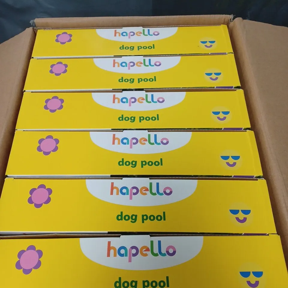 LOT OF 6 HAPELLO DOG POOL