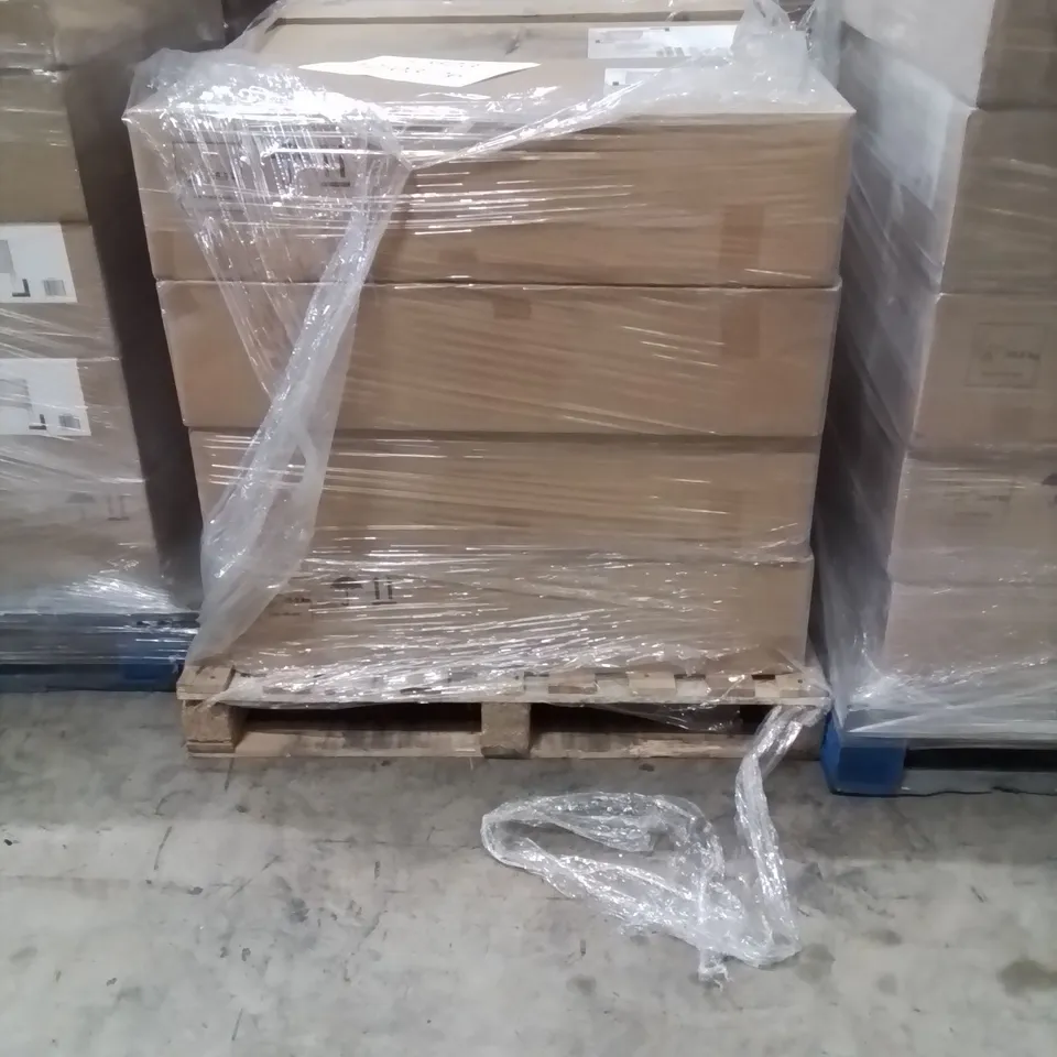 PALLET CONTAINING A LARGE QUANTITY OF BRAND NEW PINILLA FRENCH CHIC SIDEBOARDS 