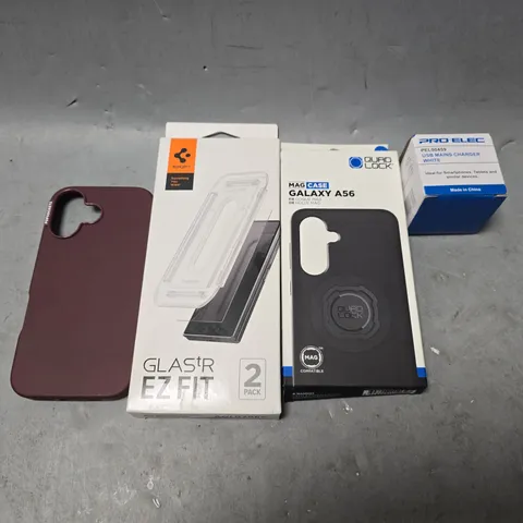 APPROXIMATELY 15 ASSORTED ITEMS TO INCLUDE - USB MAINS CHARGER , PHONE CASES ETC