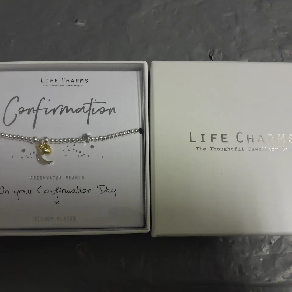 LIFE CHARMS SILVER PLATED CONFIRMATION CHAIN 