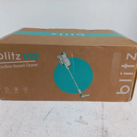 BOXED BLITZ V12 CORDLESS VACUUM CLEANER - BLACK