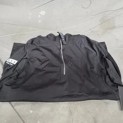 HBK BLACK ZIP-FRONT JACKET SIZE L