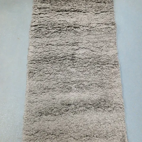 MARKHOR DREAM SHAGGY RUG IN GREY (60X110CM) - COLLECTION ONLY