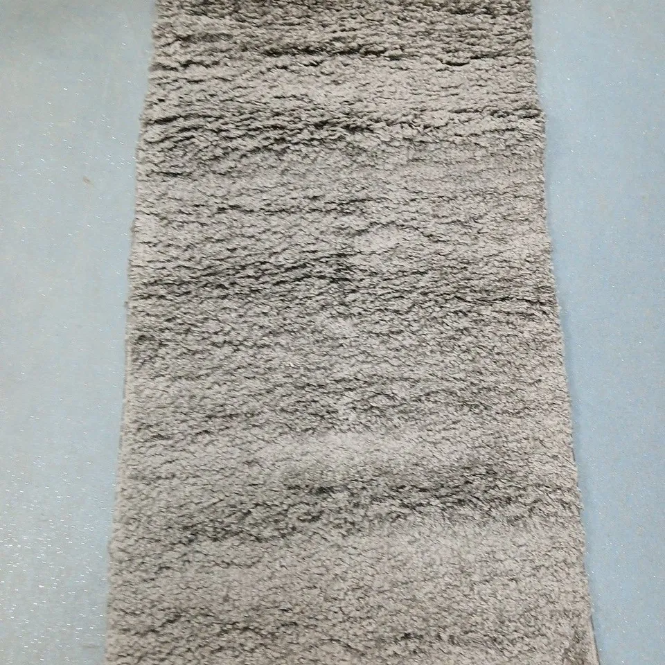 MARKHOR DREAM SHAGGY RUG IN GREY (60X110CM) - COLLECTION ONLY