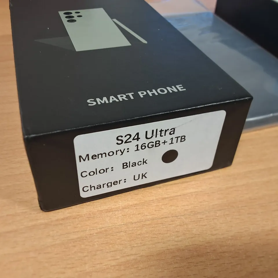 BOXED ALPS S24 ULTRA ANDROID MOBILE IN BLACK